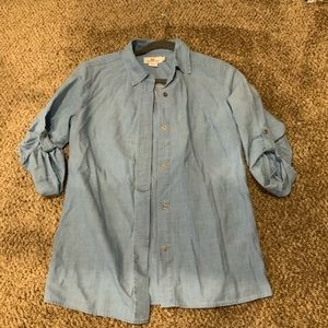 VINEYARD VINES - Chambray and Shell Button Down